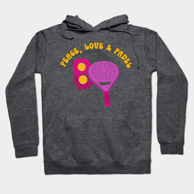 Peace, Love & Padel Hoodie by Alissa Carin